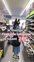 JE MANGE À L'ÉPICERIE CORÉENNE PENDANT 24H 🇰🇷
