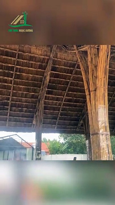 Hoàn Thiện Nhà Tre Tầm Vông Mái Cong Lợp Guột Tại Gia Lâm, Hà Nội – Phần 4 - Tre trúc Ngọc Dương