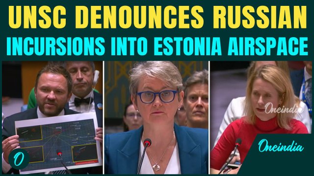 NATO Vs Russia | UNSC Slams Russian Violation of Estonian Airspace | US Vows to defend NATO Nations