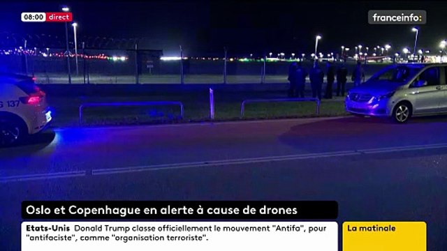 L’auteur des survols de drones au-dessus de l’aéroport de Copenhague hier soir est compétent mais reste non identifié à ce stade de l’enquête, déclare la police danoise - VIDEO