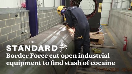 Border Force cut open industrial equipment to find massive stash of cocaine near London