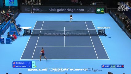 Jessica Pegula (USA) v Katie Boulter (GBR) | 2025 Billie Jean King Cup Finals | Match Highlights