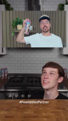 "Making MrBeast A Feastables Milkshake 😋🥤 | $100,000 Taste Test Challenge"