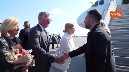 Zelensky e la First lady ucraina arrivano a New York per l'Assemblea Onu