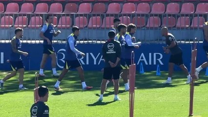 El Atlético prepara el derbi ante el Rayo con Baena y Giménez