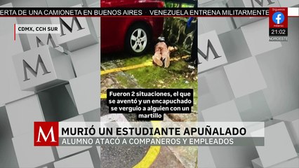 Estudiante del CCH Sur mata a compañero y hiere a trabajador con arma blanca