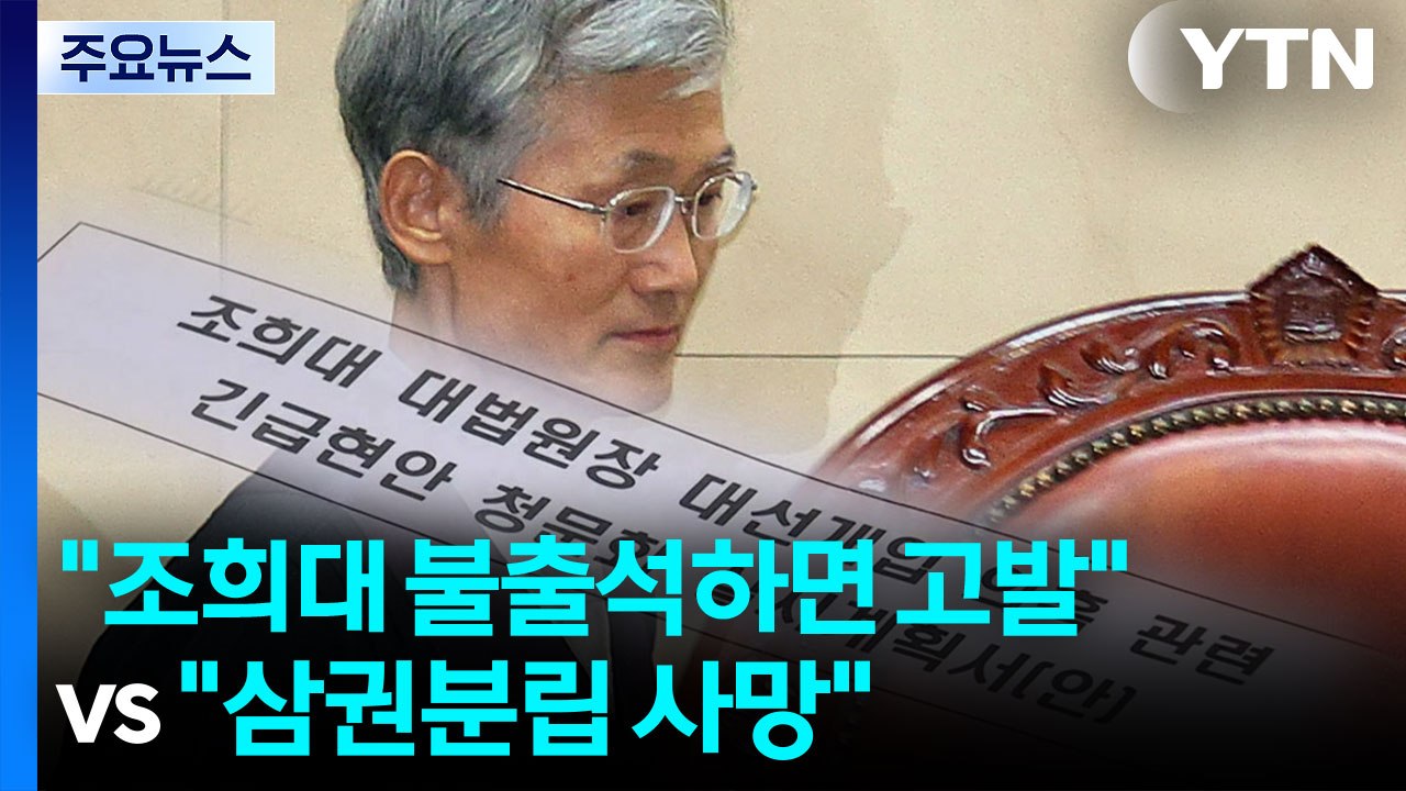 "안 나오면 고발, 탄핵 마일리지"..."삼권분립 사망" / YTN
