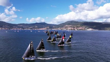 La Solitaire du Figaro Paprec 2025 / Highlights - départ Étape 3 à Vigo