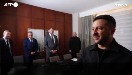 A New York Zelensky incontra Kellogg, l'inviato di Trump in Ucraina