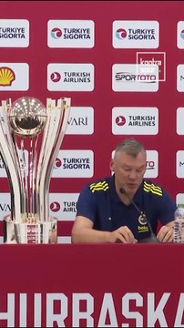 Fenerbahçe Beko ile Beşiktaş GAİN'in başantrenörler ve kaptanları, müsabaka öncesi düzenlenen basın toplantısında konuştu