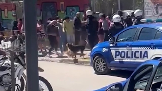 Del festejo al caos: alumnos y padres se agarraron a las piñas en un colegio y todo terminó en una batalla campal