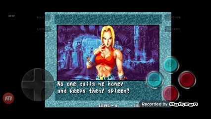 Fatal Fury 3 Blue Mary vs Bob Wilson luta completa