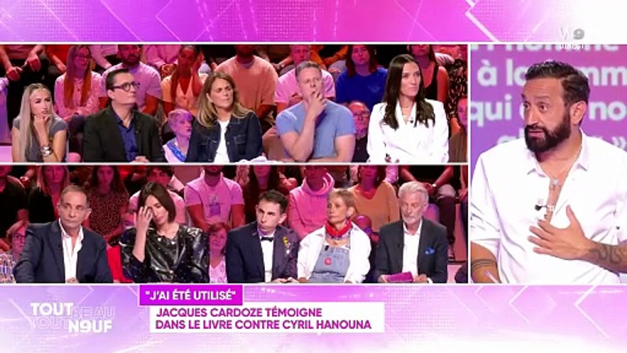 "Tout beau, tout n9uf" : Cyril Hanouna répond à Jacques Cardoze.