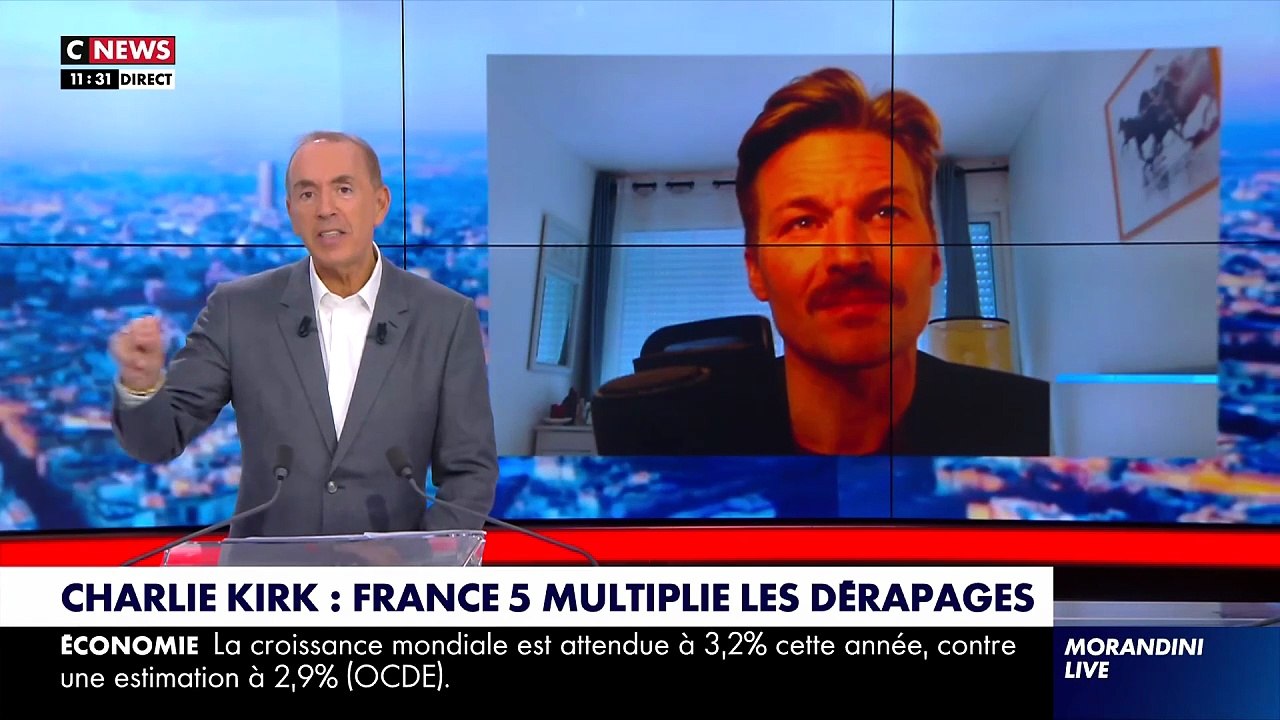 EXCLU - Hommage à Charlie Kirk - Nicolas Conquer, le porte-parole de Republicans Overseas France, annonce dans "Morandini Live" saisir l’Arcom contre France 5: "On va également porter plainte pour incitation à la haine" - VIDEO