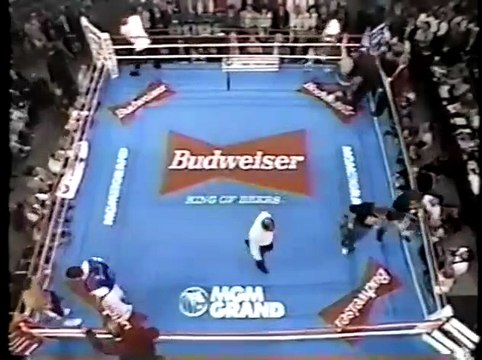 Oscar De La Hoya vs Jorge Paez + Sugar Ray Leonard interview - HBO 7-29-94