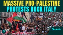 Meloni Faces Fire! Thousands Protests against Italy PM’s Refusal to recognise Palestine | Gaza War