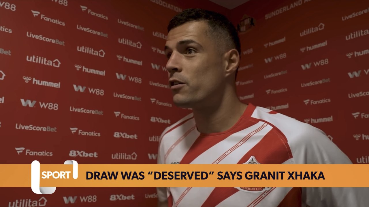 Draw against Aston Villa was “deserved” says Sunderland captain Granit Xhaka