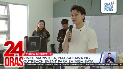 Vince Maristela, nagsagawa ng outreach event para sa mga bata | 24 Oras