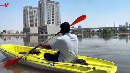 This Kayaker Plays Hero For the Day Saving People Stranded by Floods in Dubai
