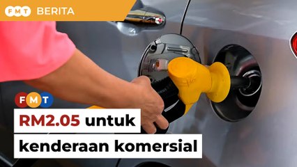 RON95 dijual RM2.05 untuk kenderaan komersial layak