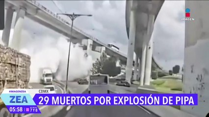 Aumenta a 29 los fallecidos por explosión de pipa en Iztapalapa
