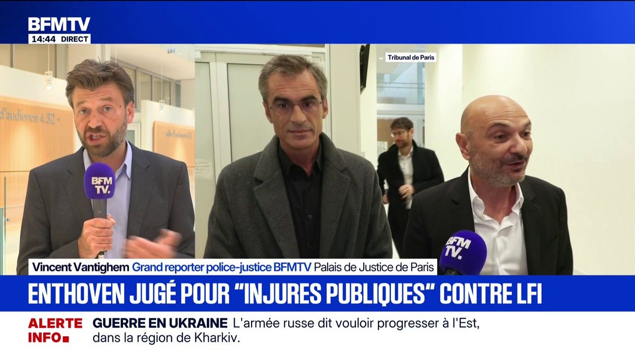 Raphaël Enthoven jugé pour "injures publiques" après avoir qualifié LFI de parti "passionnément antisémite"