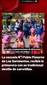 La escuela N°1 Pablo Pizzurno de Los Sarmientos, recibió la primavera con su tradicional desfile de carretillas