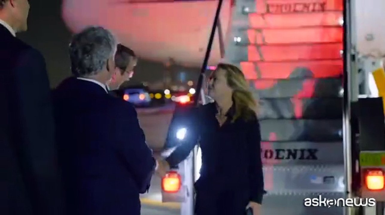 L'arrivo di Meloni a New York per l'Assemblea dell'Onu