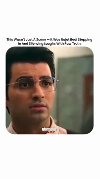 Sometimes a scene isn’t just acting, it’s a mirror, a gut-check, and a silence that speaks louder than words. #glamsham #rajatbedi #bollywoodmoments #rawtruth #underratedactors #filmedits #cinemamagic #scenestealer #reellife #emotionalimpact glamsham, r