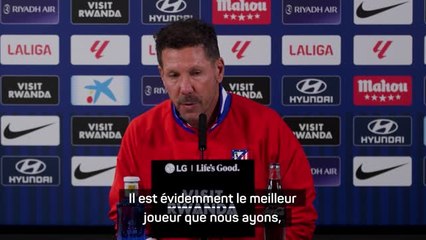 Atlético - Simeone : "Alvarez est évidemment le meilleur joueur que nous ayons"