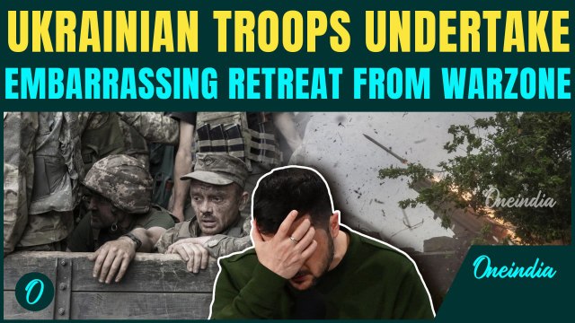 Ukrainian Troops Humiliated | Use Inflatable Children’s Rings to escape from Russian Fire