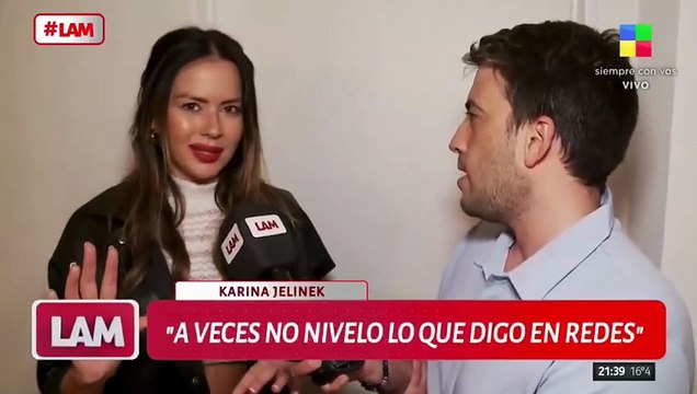 Karina Jelinek habló de su mensaje anunciando su separación con Flor Parise