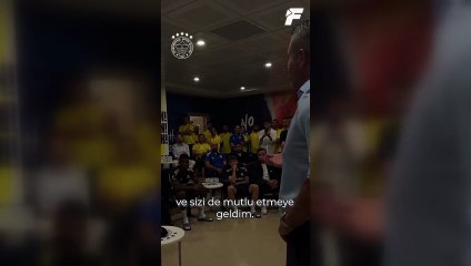 Sadettin Saran'dan takıma motivasyon konuşması: Tarih yazacaksınız!