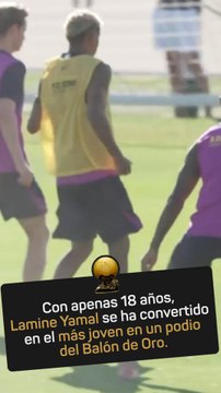 Lamine Yamal, el podio más joven en la historia del Balón de Oro