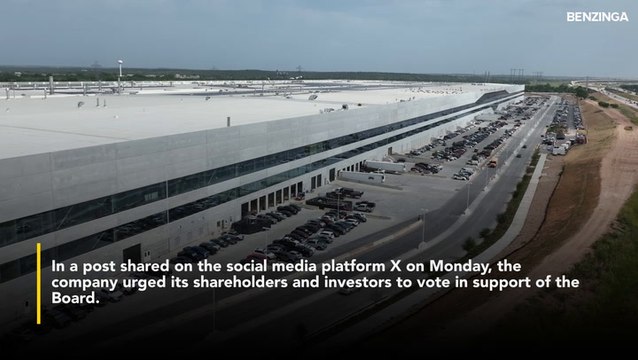 Tesla Urges Shareholders To Vote In Favor Of $1 Trillion CEO Compensation Package For Elon Musk