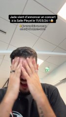 Jade vient d’annoncer un concert à la Salle Pleyel le 11/03/26 ! 😱