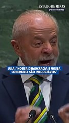Lula na ONU: "Nossa democracia e nossa soberania são inegociáveis'