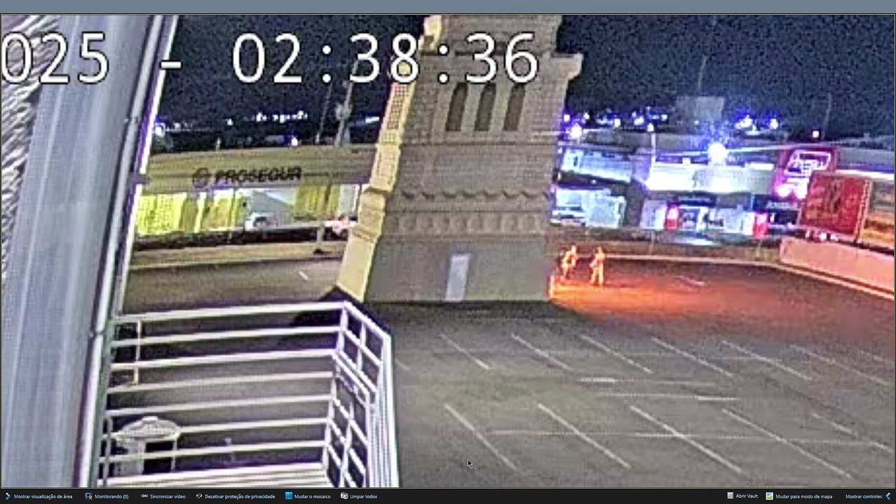 Câmera mostra momento em que dupla ateia fogo em estátua da Havan