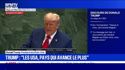 Donald Trump: "Les seules choses que j'ai reçues de l'ONU c'est un escalator en panne et un prompteur saboté"