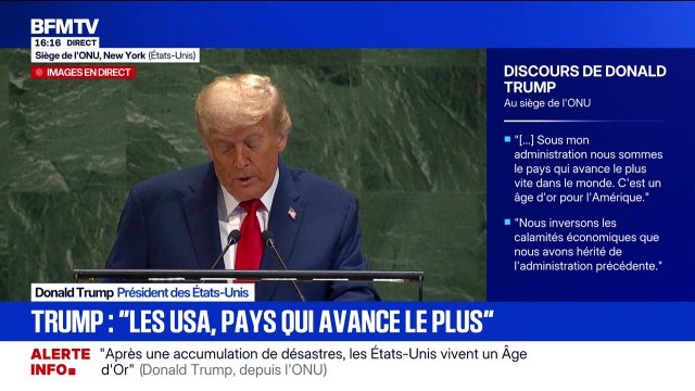 Donald Trump: En sept mois, j'ai mis fin à sept conflits interminables [...] aucun autre pays n'a réussi à faire quelque chose de cet ordre
