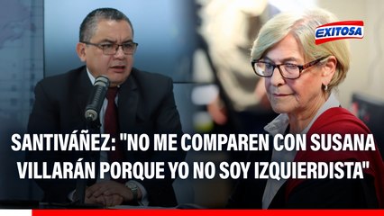 Juan José Santiváñez: "Soy de las personas que dan la cara y dicen las cosas como son, así no les guste"
