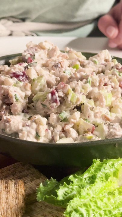 How to Make Chopped Waldorf Salad Dip