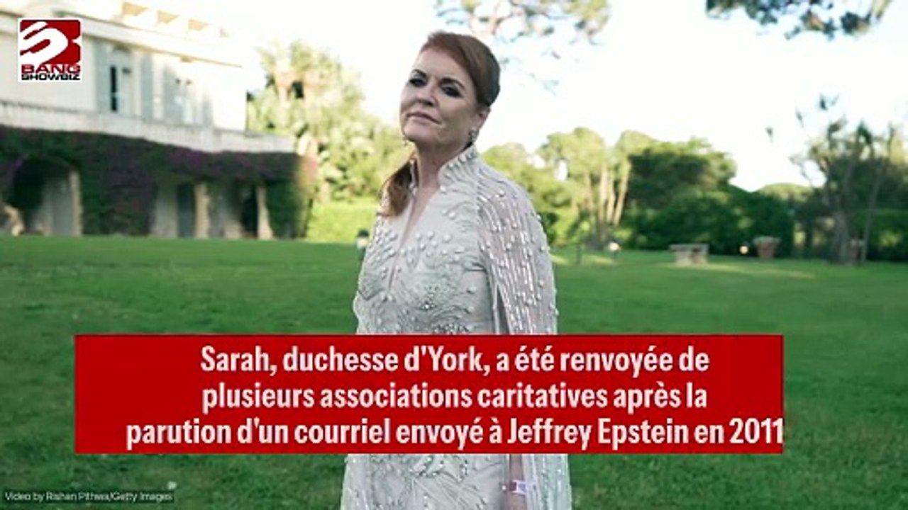 Sarah Ferguson : plusieurs associations coupent les ponts avec la duchesse d'York suite à ses échanges avec Jeffrey Epstein