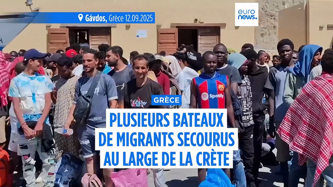 Grèce : au moins 145 migrants secourus en deux jours au large de la Crète