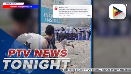 Video shows violent clash between mob and law enforcers at Ayala Bridge in Manila during Sept. 21 mass protest vs corruption