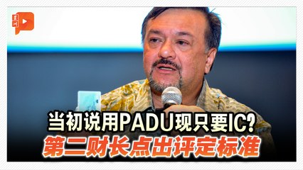 BUDI95审核为何没用PADU？第二财长：有更简单验证法