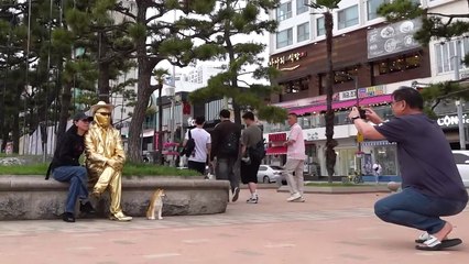 People Statues Oh my god! What a surprise prank!