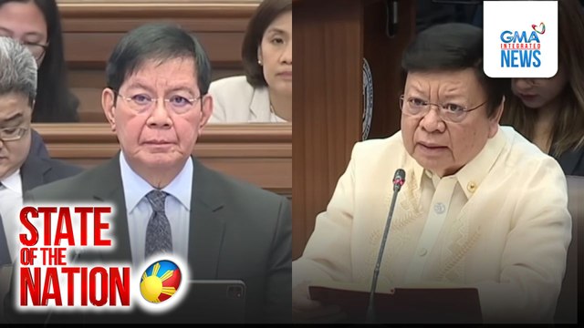 Sen. Marcoleta, kinuwestiyon ang pagbibigay ni Sen. Lacson ng opinyon kung sino ang karapat-dapat maging state witness | SONA