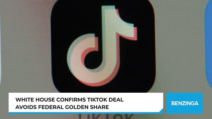 White House Confirms TikTok Deal Avoids Federal Golden Share