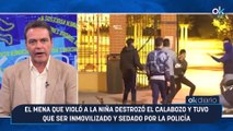 El mena que violó a la niña destrozó el calabozo y tuvo que ser inmovilizado y sedado por la Policía
